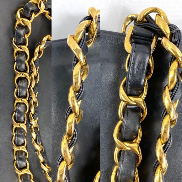 💎✨CELEBRITY✨💎 CHANEL LEATHER TOTE - Picture 13 of 16